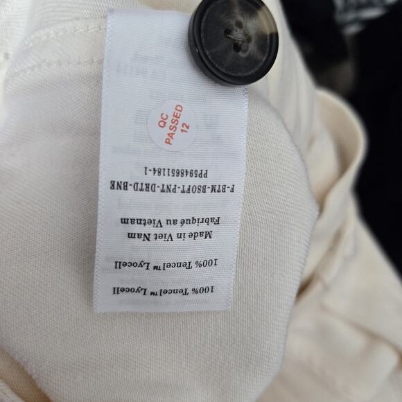 NWOT Everlane the Utility Pant in Buttersoft Size 2 Ivory Lyocell Neutral - Picture 7 of 8